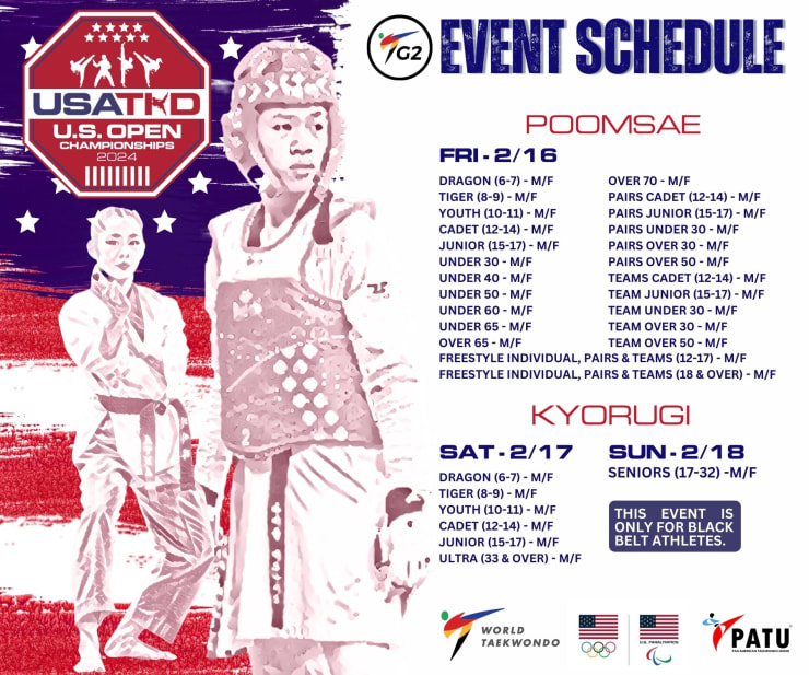 USA Taekwondo 2025 U.S. OPEN CHAMPIONSHIPS